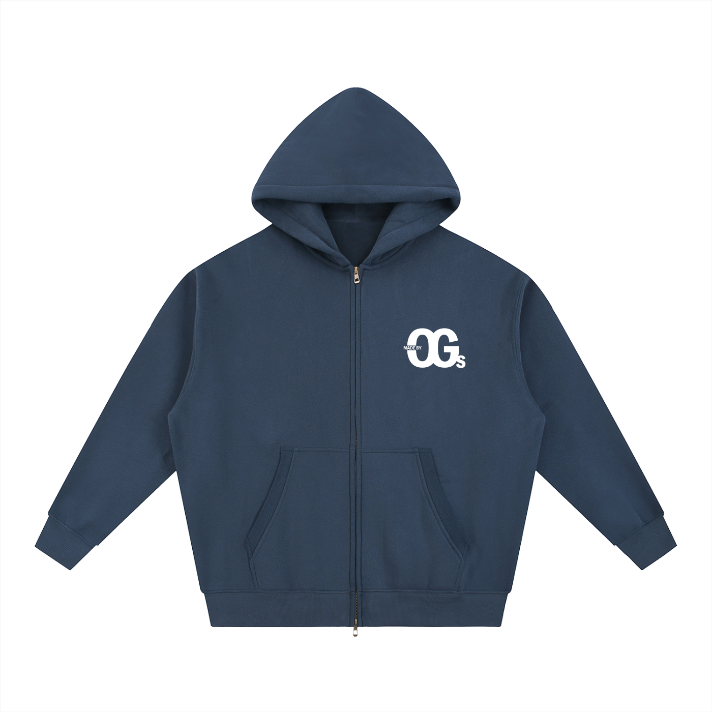 MADE BY OGS ZIP UP HOODIE