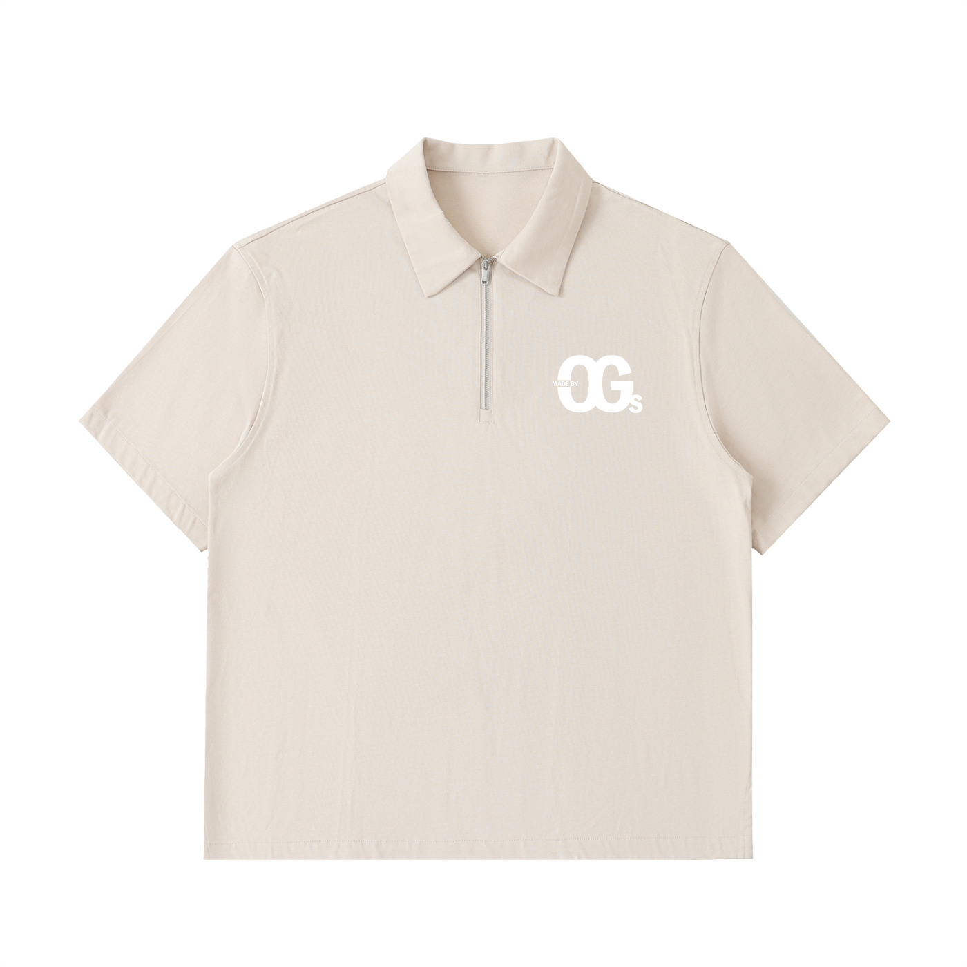 MADE BY OGS HALF ZIP POLO