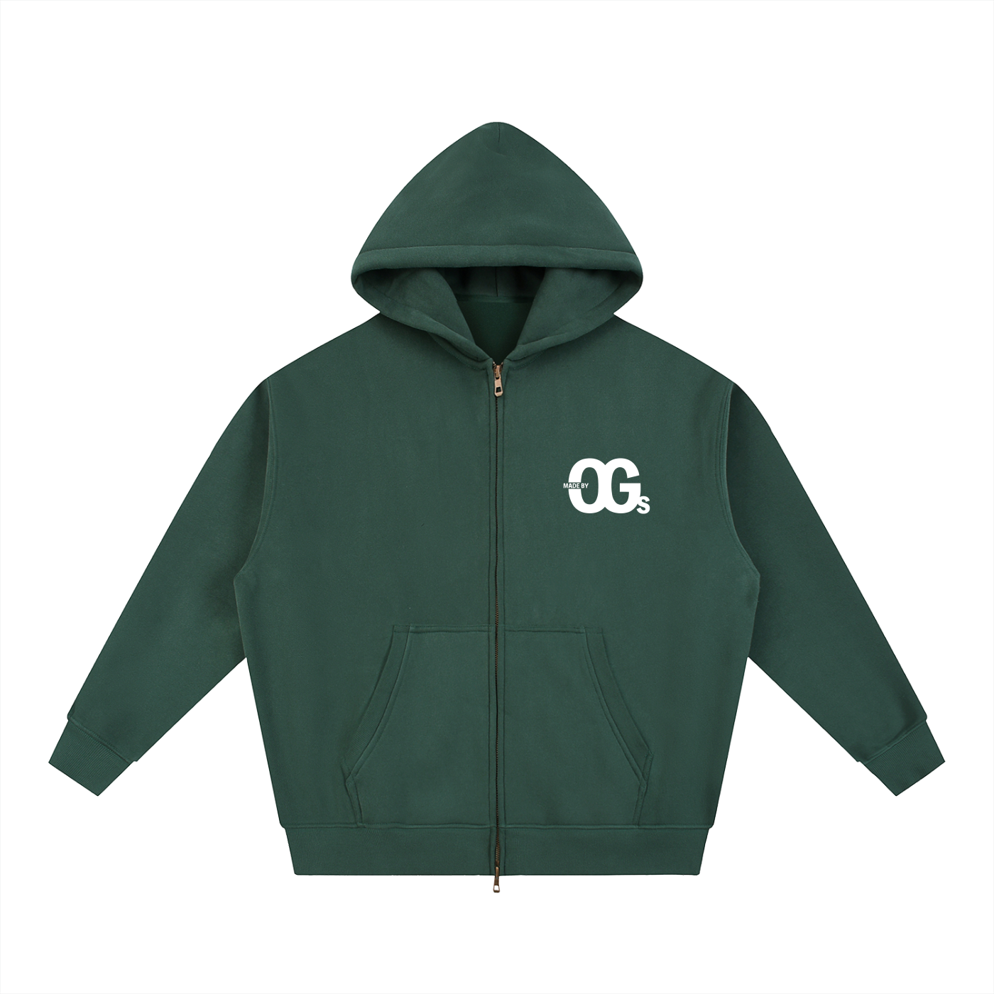 MADE BY OGS ZIP UP HOODIE