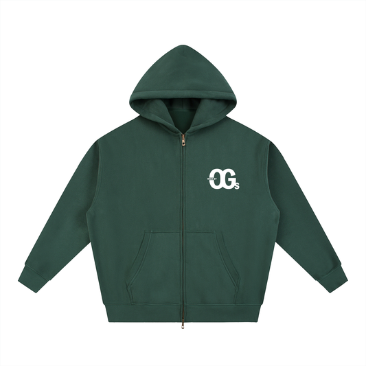 MADE BY OGS ZIP UP HOODIE